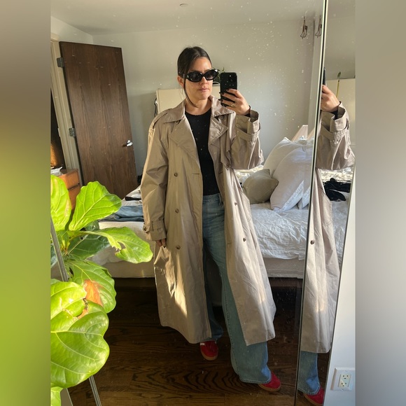 LONDON FOG VINTAGE RAIN TRENCH COAT - Picture 10 of 10